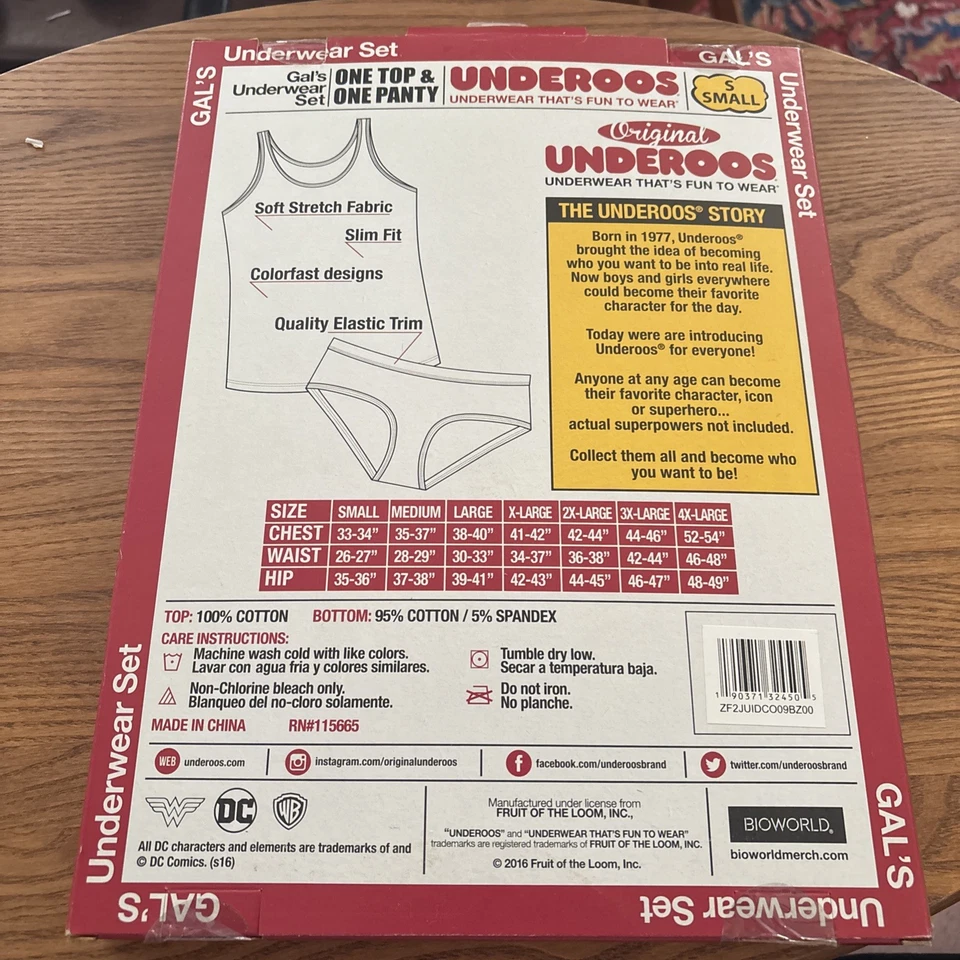 Wonder Woman Undereroos Original  Foto 2 de 4