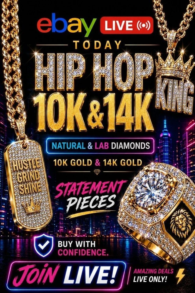 Hip Hop Gold Chains & Diamonds | 10K 14K Lab & Natural