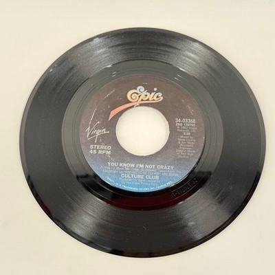 Culture Club - Do You Really Want To Hurt Me 7'' Vinyl Single 1982 Epic Pop 45