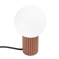 Tischleuchte Glas Aluminium Mokka 19 Cm G9 Tischlampe Nachttisch Schlafzimmer