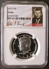 1970 S Proof 50c Kennedy Silver Half Dollar NGC PF68*