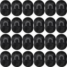 GXXMEI 24PCS Pocket Palm Combs for Men Women Soft 3.66 x 2.48 Inch, Black