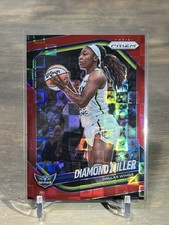 2025 Panini Prizm WNBA Diamond Miller Red Pandora Prizm #/199 Dallas Wings #27