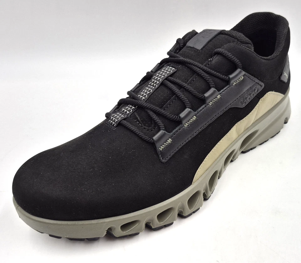 Ecco MULTI-VENT M Schwarz Gr. 45 Herren Leder TEX Sneaker UVP:180,00€ (S/3240) - Bild 2 von 4