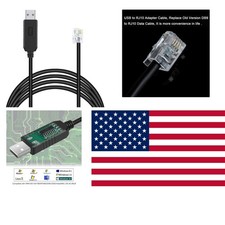 6.0ft Ioptron Telescope Control Cable - USB to RJ9 FT231XS Adapter