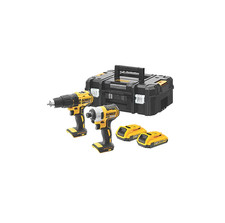 DEWALT TwinPack Drill DCK2060D2T 18V 2 x 2.0Ah Li-Ion XR Brushless Cordless Set