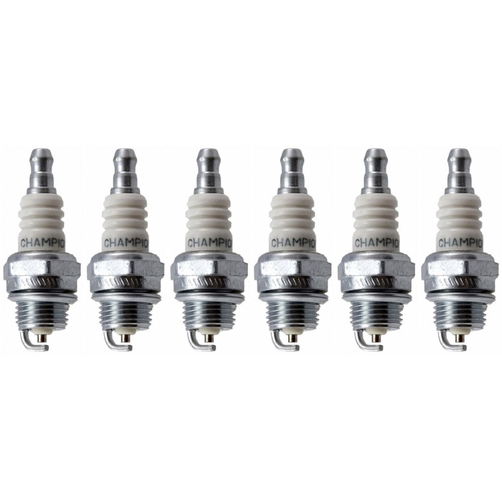 Champion Spark Plug 853 6pk Copper Plus 14mm 9.5mm Small Engine Non-Resistor