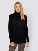 Pullover Schwarz 34 Rick Cardona Damen Rollkragenpullover Uvp: 69,99€ 1.365