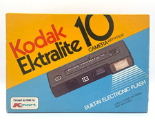Kodak Ektralite 10, "Camera Outfit" 1983 Original Box Inserts And Accessories