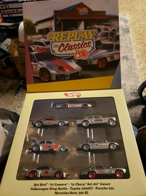 #ad #ad 2025 Hot Wheels quot;Replay The Classicsquot; Mattel 80th 7 Pack $37.99