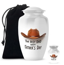 Combo Urns 10Inch 3Inch for Ashes Dad Mom Theme Urn Unique Keepsake