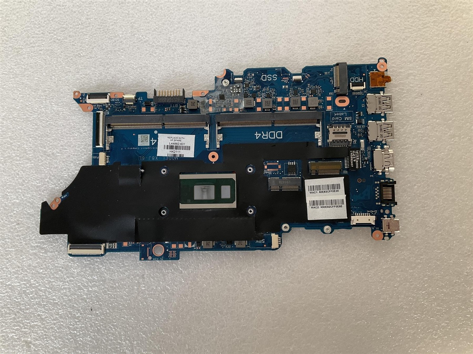 HP ProBook 430 440 450 G6 L44882-001 601 Intel Core I3-8145U UMA Motherboard NEW