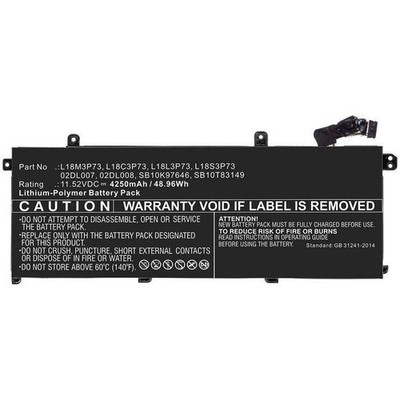 CoreParts W128914880 5B10W13906 Laptop Battery for Lenovo  48.96Wh 11.52V 42 ~E~
