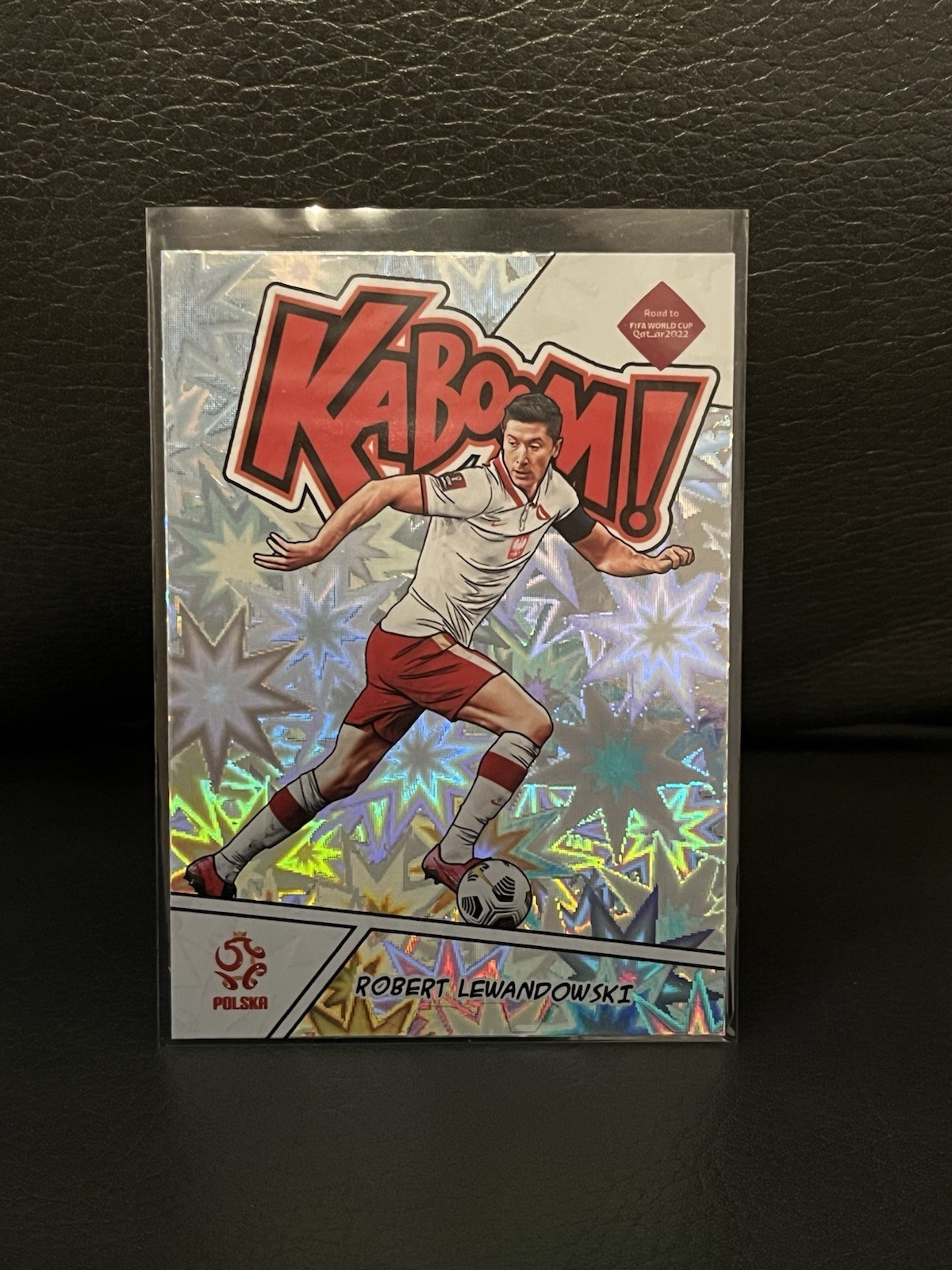 2021-22 Panini Donruss Road to Qatar - Kaboom! Robert Lewandowski #6
