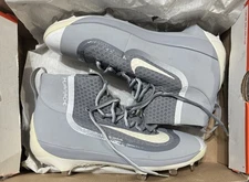 Nike AIR HUARACHE 2K FILTH ELITE MID Baseball Cleats Metal 749359 011 8.5M