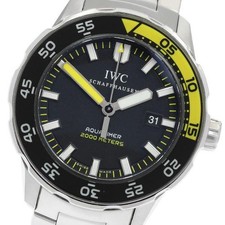 IWC AQUATIMER 2000 IW356801 44mm SS Black Dial Automatic Date #C442 6