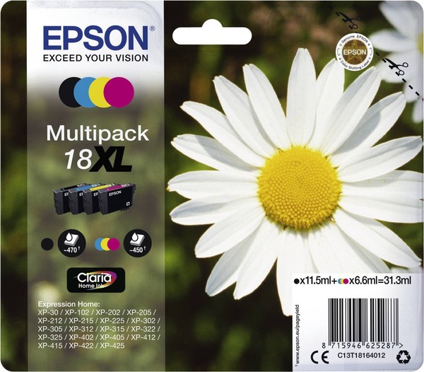 Epson T1816 Cmyk 18XL Multipack-image