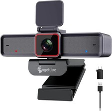 Webcam 4K avec 1/1.5" Sensor, 1080P@60FPS USB Web Camera pour PC | Autofocus PDA