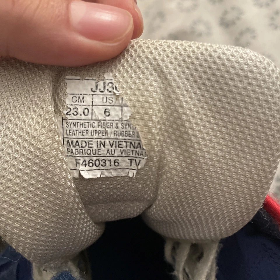 Zapatos de Lucha ASICS Cael Sanderson V1 Rojo Blanco Azul JJ301 Hombres Talla 6 Para hombres’s Foto 3 de 4