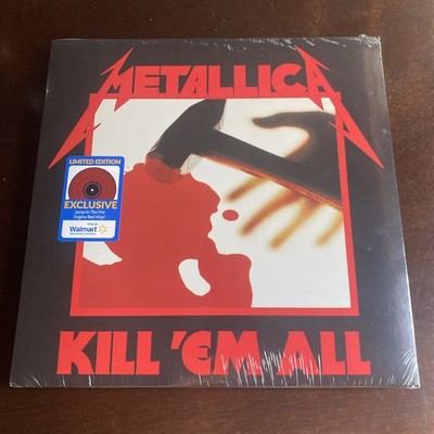 Metallica Kill 'Em All  Red Vinyl LP Walmart Exclusive Sealed