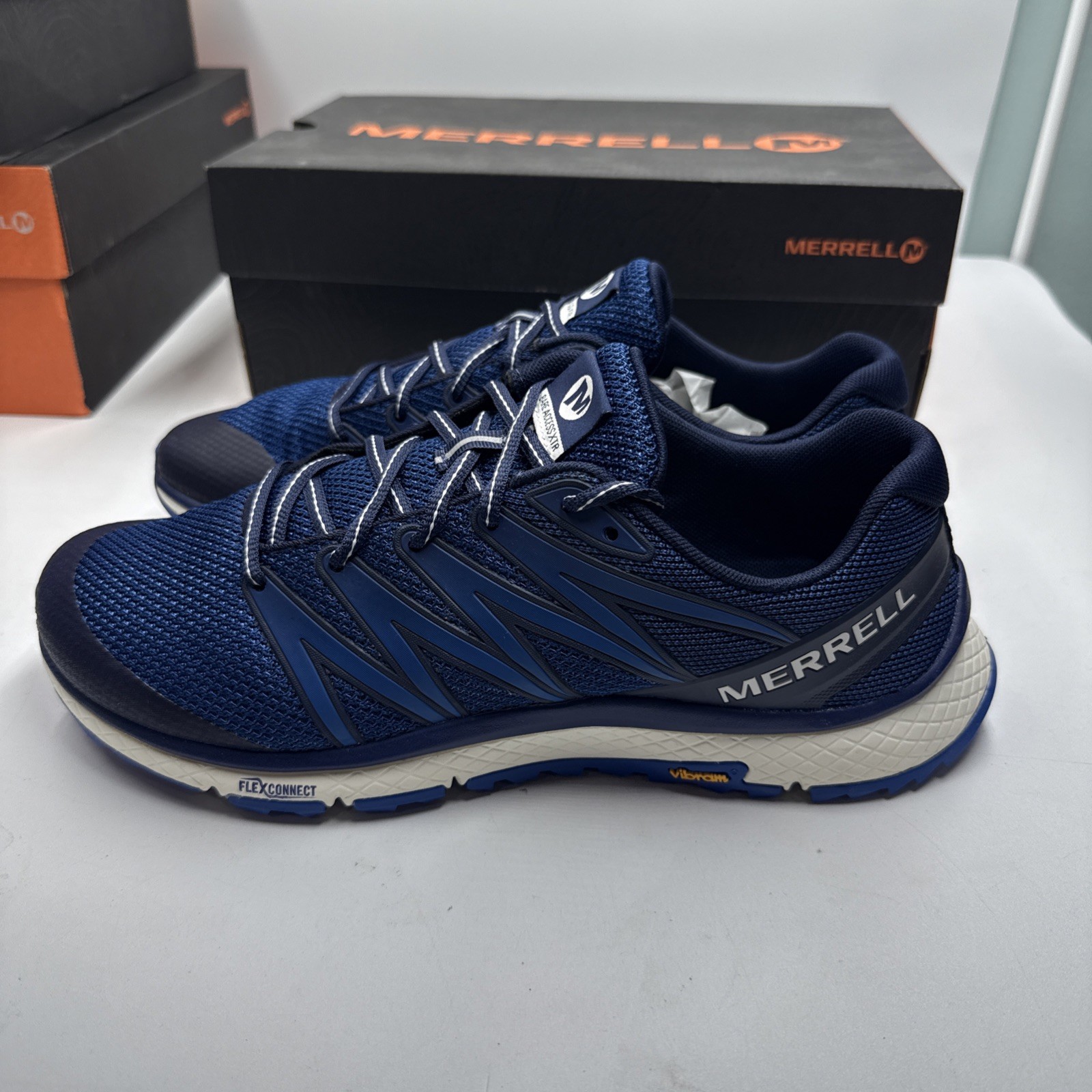 Scarpe da ginnastica Merrell uomo Bare Access XTR trail running taglia 12 blu pavone