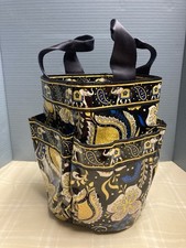 Vera Bradley Shower Caddy Ellie Blue Design Perfect for Dorm RV Camping Beach
