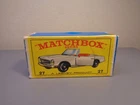 MATCHBOX LESNEY No 27D VINTAGE ORIGINAL BOX FOR MERCEDES BENZ 230 SL VG