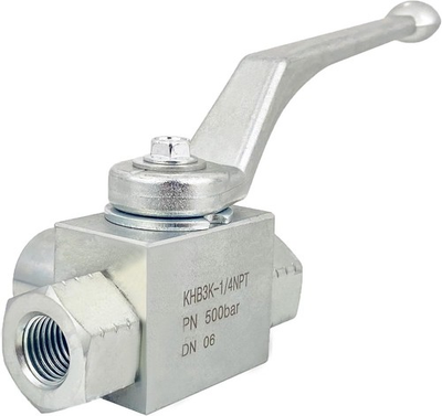 #ad 7250 PSI High Pressure Shut Off 3 Way Hydraulic Ball Valve KHB 1 4quot; NPT $30.99