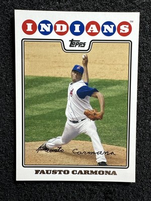 FAUSTO CARMONA #375 2008 Topps Baseball QTY Cleveland Indians