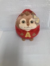 Ty Beanie Ballz ❤️ Alvin Alvin & The Chipmunks 5" Plush New MWMT's