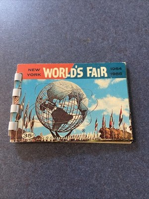 1962 NYC World s Fair Unisphere Port Authority Helicopter Travel Brochure