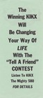 KIKX Tucson AZ Top 40 Radio Music Survey 9-17-76 — photo 2