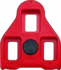 Exustar E-ARC1 Look Delta Compatible Road Cleats - 9° Float, Red