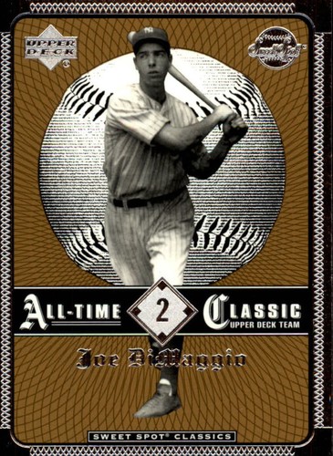 2002 Upper Deck Sweet Spot Classics Baseball Cards