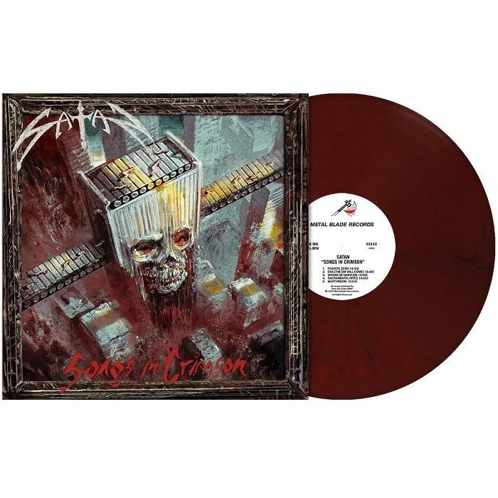 SATAN - Songs In Crimson - RED MARBLED VINYL LP