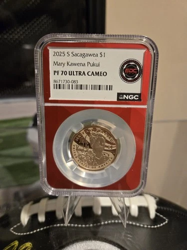 2025-S Sacagawea $1 Mary Kawena Pukui NGC PF70 Ultra Cameo