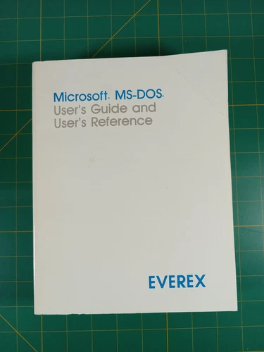 Vintage 1988 Everex Microsoft MS-DOS v3.3 User Guide Operating System Reference