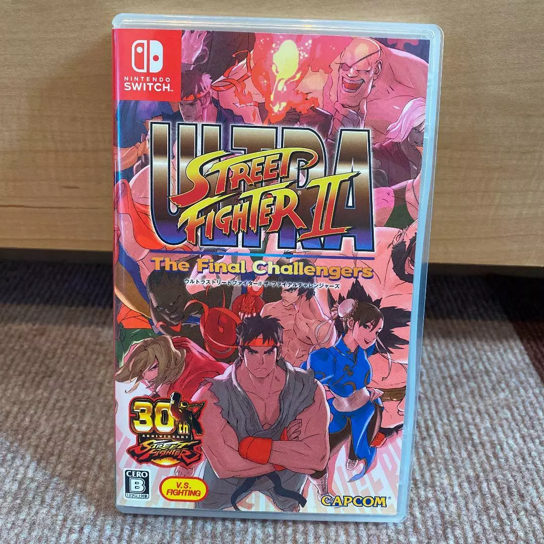 Ultra Street Fighter II The Final Challengers COVER ART / CASE Nintendo  Switch