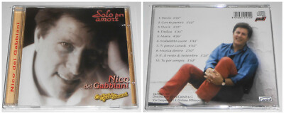 NICO DEI GABBIANI SOLO PER AMORE CD 1999