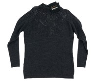 Barbour Gold Label Grey Women's Wool Sweater Top Sz 12 $269 on sale Barbour Gold Label Grey Women's Wool Sweater Top Sz 12 $269 on sale