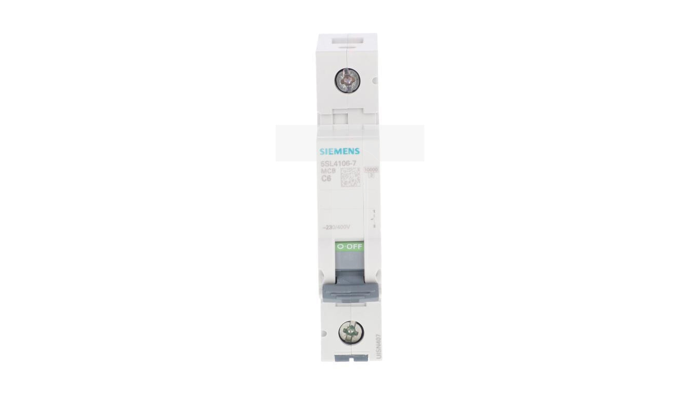 Circuit breaker 1P C 6A 10kA AC 5SL4106-7 /T2UK
