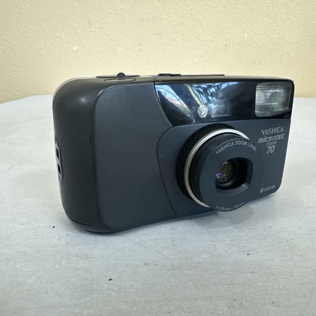 Yashica Microtec Zoom 70 Kyocera 35mm Film Point Camera Tested