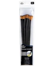 Royal & Langnickel Essentials™ 5pc Gold Taklon Variety Paint Brush Set 4302