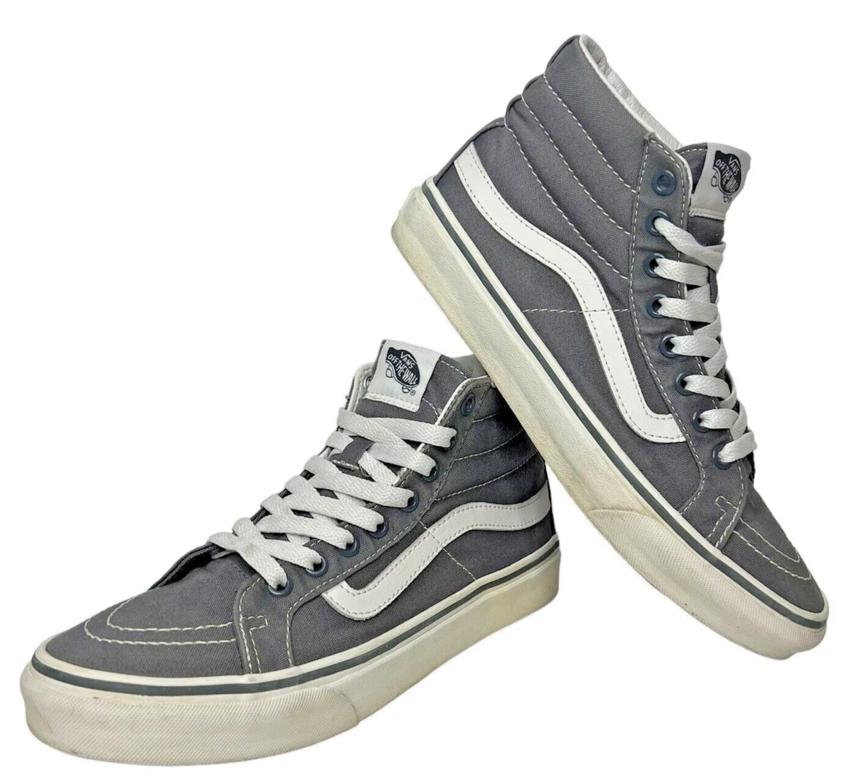 Grey high top store vans mens