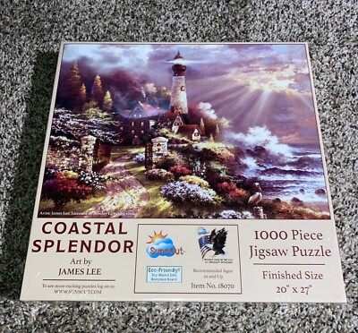 SUNSOUT INC Coastal Splendor 1000 pc Jigsaw Puzzle New In Sealed Box | eBay