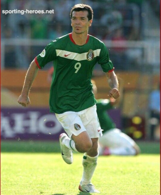 Mexico National Team Home - World Cup 2006 - Green - J. Borgetti