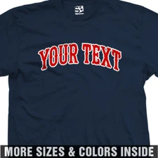 Custom Pro Fenway T-Shirt 2 Color Baseball Sports Jersey Personalize Logo Design