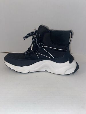 SOREL Womens Kinetic Rnegd Caribou Black Fashion Sneaker Size