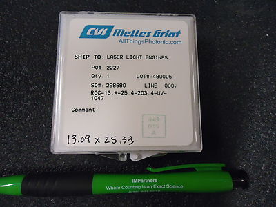 CVI Melles Griot RCC-13.X-25.4-203.4-UV-1047 Brand New!
