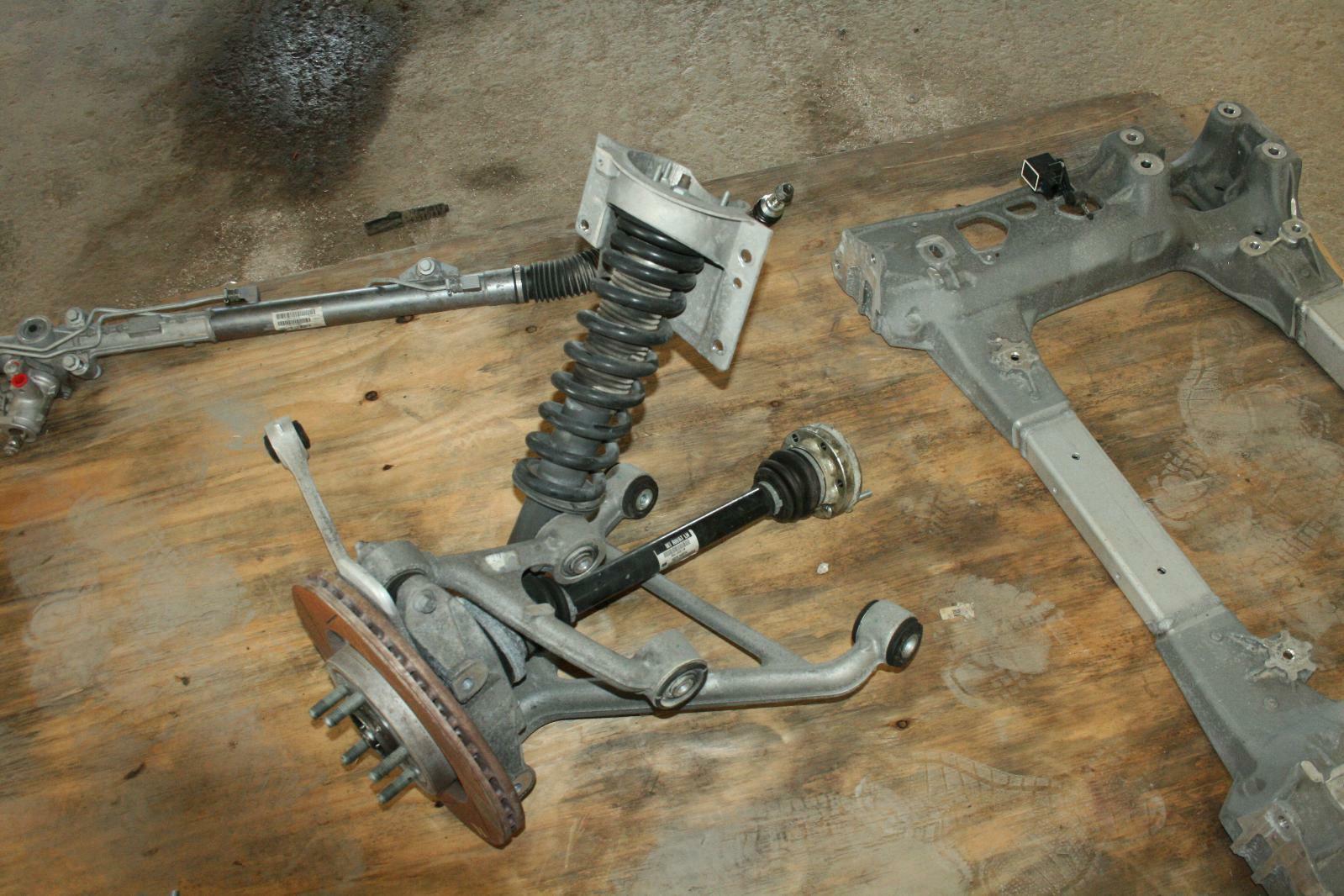 09 Aston Martin Vantage V8 Complete Rear Suspension Right Side LHD 4.7L